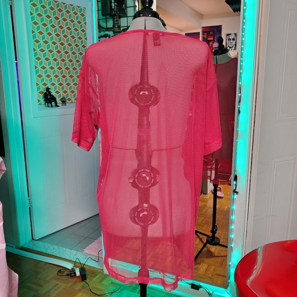 Pink mesh shirt - Picture 6 of 7